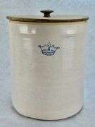 4 Gallon USA Crock with Wood Lid
