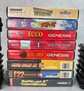 (22) Sega Genesis Games Sonic, Mortal Kombat, Rocketknight Adventures, Street Fighter & More