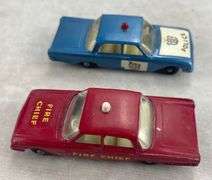 Vintage Car Carrying Case & 34 Lesney Cars