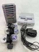 Super Nintendo SNES Console, (11) Games, Controllers & Cords Mario, RPG, Donkey Kong