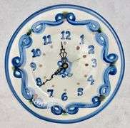 M.A. Hadley Pottery Battery Operated Clock