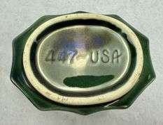 (3) Hull Pottery Green Drip Glaze Planters/Bowls