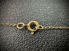 14K Gold Sapphire & Diamond Necklace