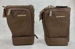 (2) NEW Promaster Cityscape 25 Holster Sling Carrying Bag Hazelnut Brown