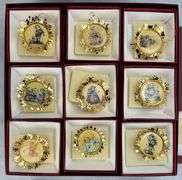 The Hummel Gold Christmas Ornament Collection Set of 36 w/ Original Box