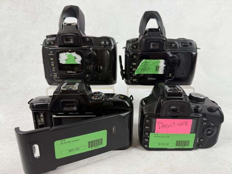 (4) Nikon Camera Bodies
