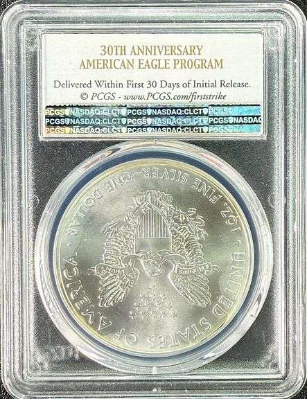 2016 American Eagle Silver Dollar $1 PCGS MS70 30th Anniv First Strike