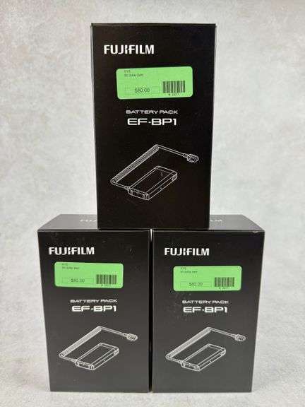 (3) NEW Fujifilm EF-BP1 Battery Packs