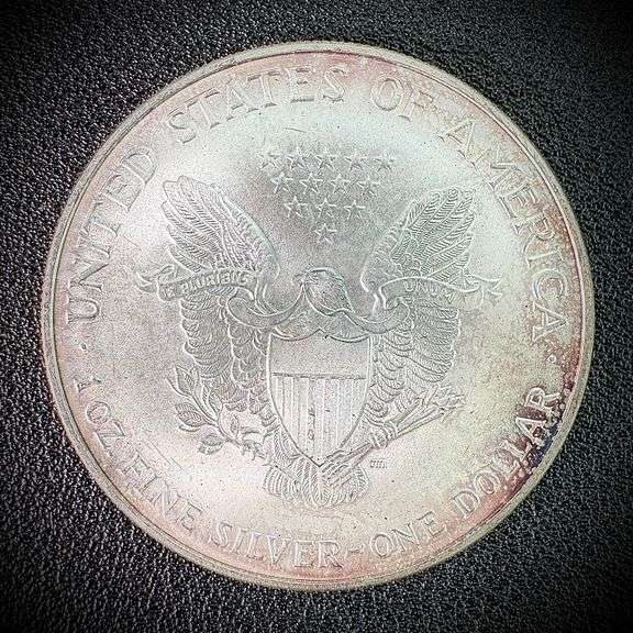 2000 American Eagle Silver Dollar $1 Fine