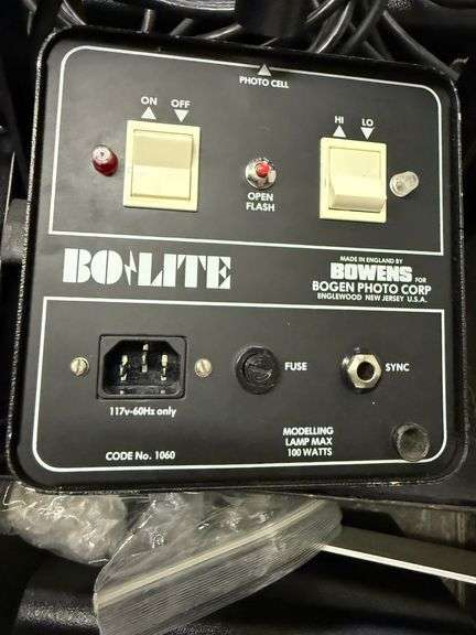 Bogen Bo-Lite Kit w/ 3 Lights, Case, Accessories