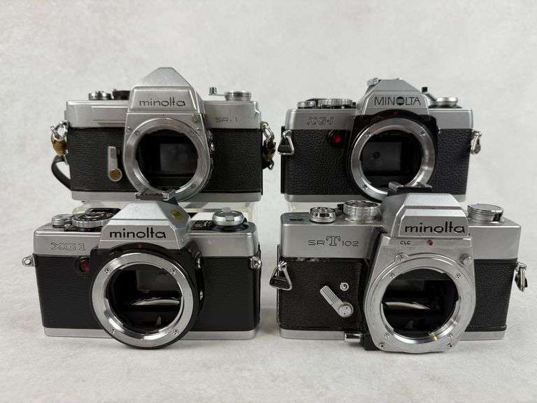(4) Minolta Camera Bodies