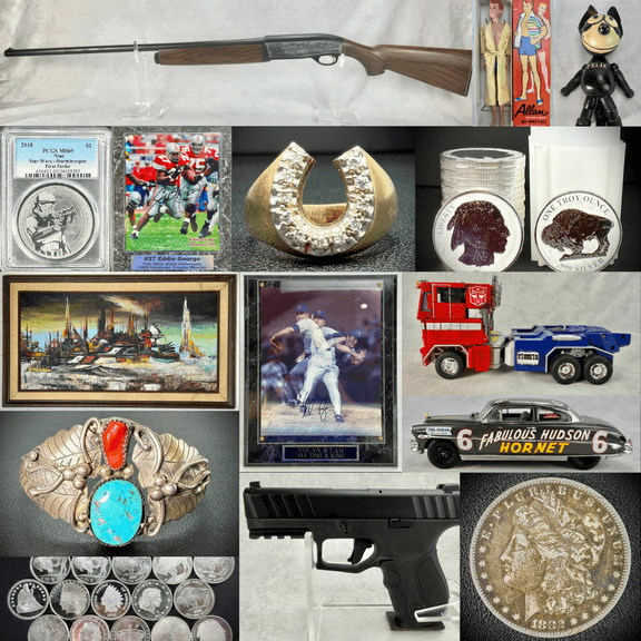 ONLINE ONLY COINS, FIREARMS, TOYS, COMICS, ART, COLLECTIBLES & MORE!