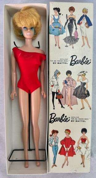 Vintage Mattel Barbie 850 Fashion Model Red Swimsuit