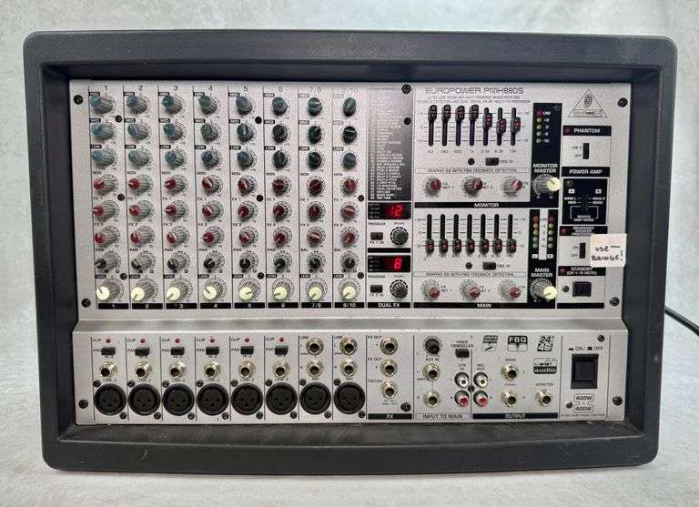 Behringer Europower PMX880S 10 Channel 800w Mixer