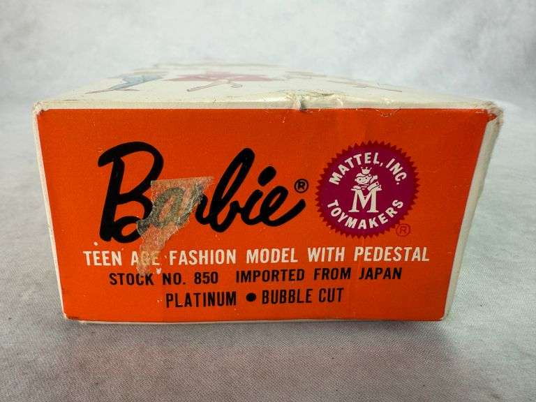 Vintage Mattel Barbie 850 Fashion Model Red Swimsuit