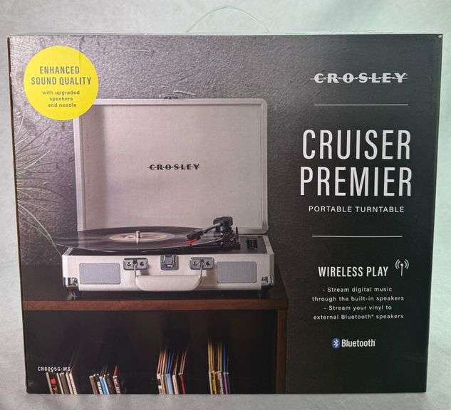 Crosley Cruiser Premier Portable Turntable Bluetooth
