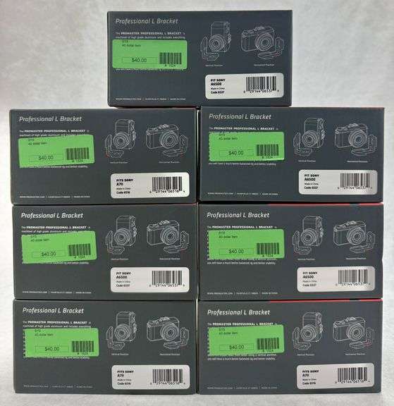 (7) NEW Promaster Professional L Bracket Sony