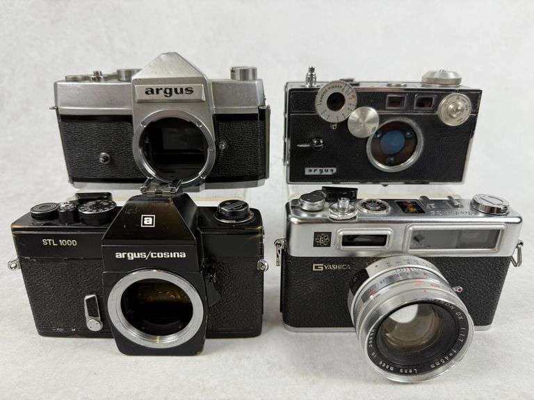 (4) Argus & Yashica Cameras/Bodies
