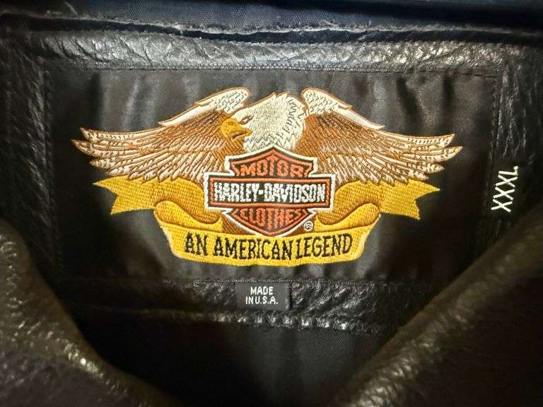 Harley Davidson Leather Motorcycle Jacket XXXL