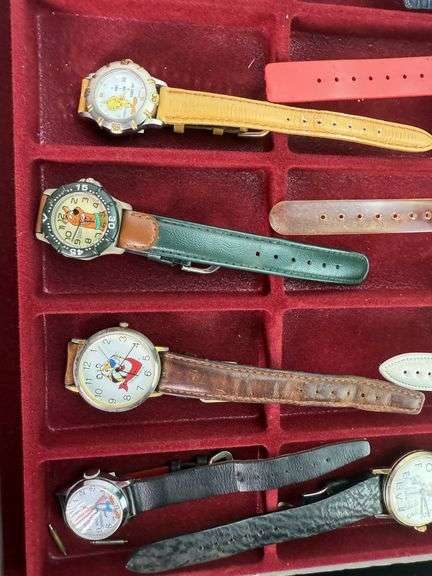 (14) Vintage Watches Political, Big Boy, Cartoon