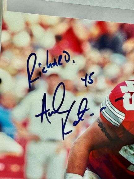 SIGNED Andy Katzenmoyer OSU Ohio State Buckeyes 8x10 Photo AUTO