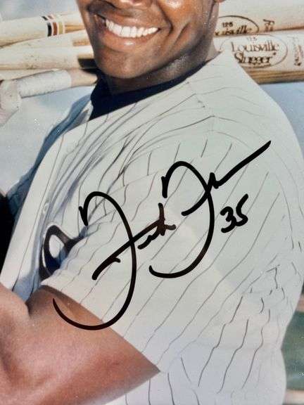 SIGNED Frank Thomas White Sox All Star 8x10 Photo Plaque AUTO