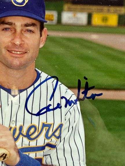 SIGNED Paul Molitor 8x10 Photo Plaque AUTO