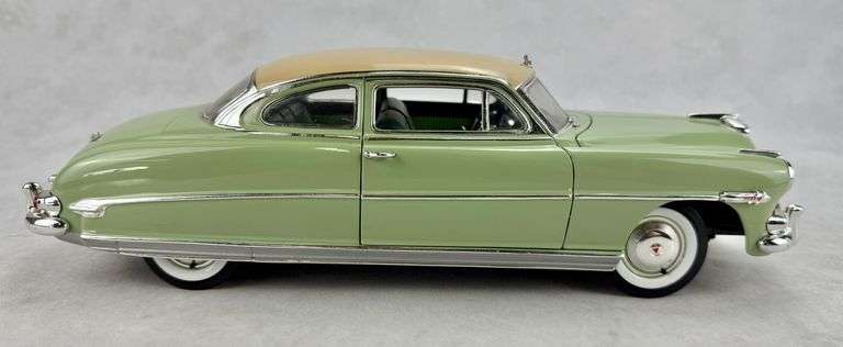 1953 Hudson Hornet Surf Green Coupe Diecast 1:18