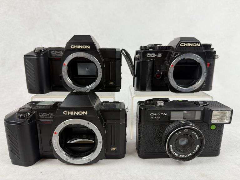 (4) Chinon Camera Bodies