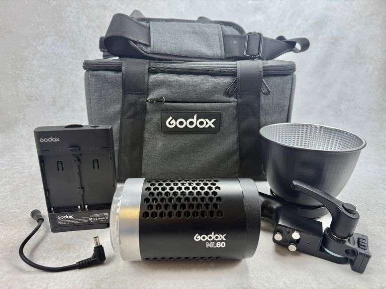 Godox ML-60 Daylight LED Monolight w/ Case & Accessories