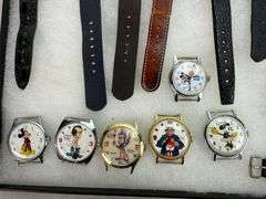 (20) Vintage Watches, Mickey, Minnie, Political