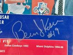 SIGNED Bernie Kosar Framed Photo AUTO