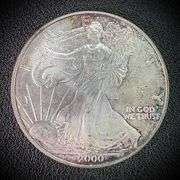 2000 American Eagle Silver Dollar $1 Fine