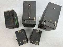 (5) Vintage Box Cameras Film Kodak Brownie Ansco