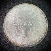 1997 American Eagle Silver Dollar $1 Fine