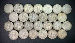 (28) Walking Liberty Silver Half Dollars 50c $14 FV