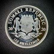 2020 Somali Republic 100 Shillings Silver 1 Oz Fine