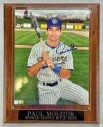 SIGNED Paul Molitor 8x10 Photo Plaque AUTO