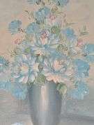 Original Floral Oil Painting on Canvas Signed Peters
