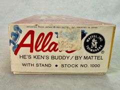 Vintage 1963 Mattel Allan Ken's Buddy No. 1000 Barbie Doll w/ Box
