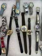 (20) Vintage Watches Disney, Swiss Army, Budweiser