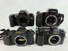 (4) Canon & Konica Camera Bodies