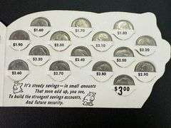 (6) Vintage Silver Dime Saver Books $18 FV