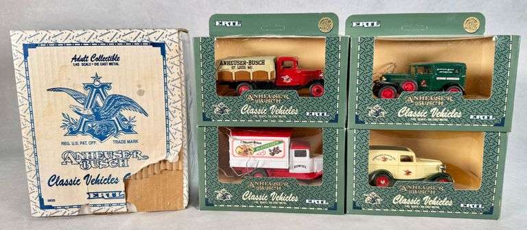 Ertl Anheuser Busch Classic Vehicles Gift Set 9835