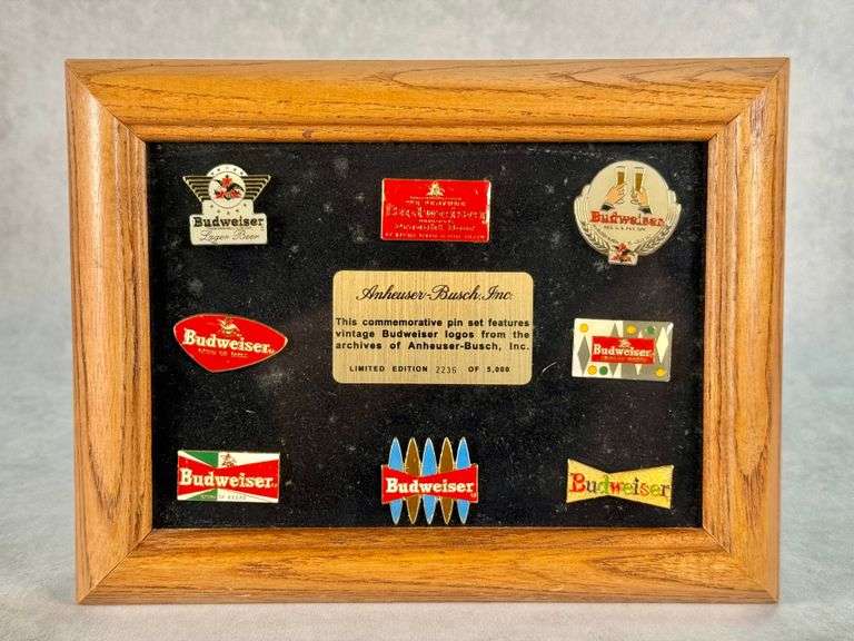 Anheuser Busch Commemorative Logo Pin Set /5000