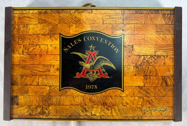 Vintage 1975 Anheuser Busch Warm-O-Tray Beer Display Sales Convention