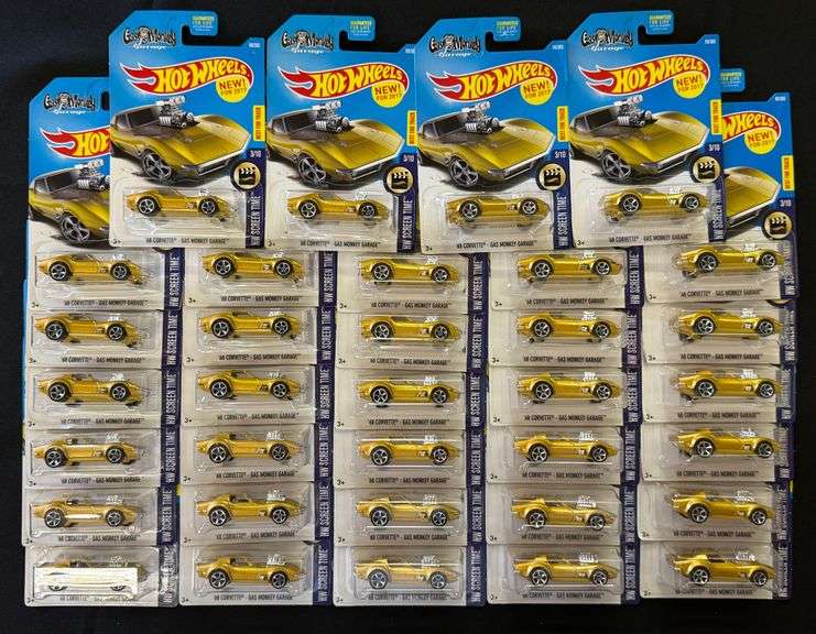 (34) Hot Wheels HW Screen Time Gas Monkey Garage '68 Corvette 2017