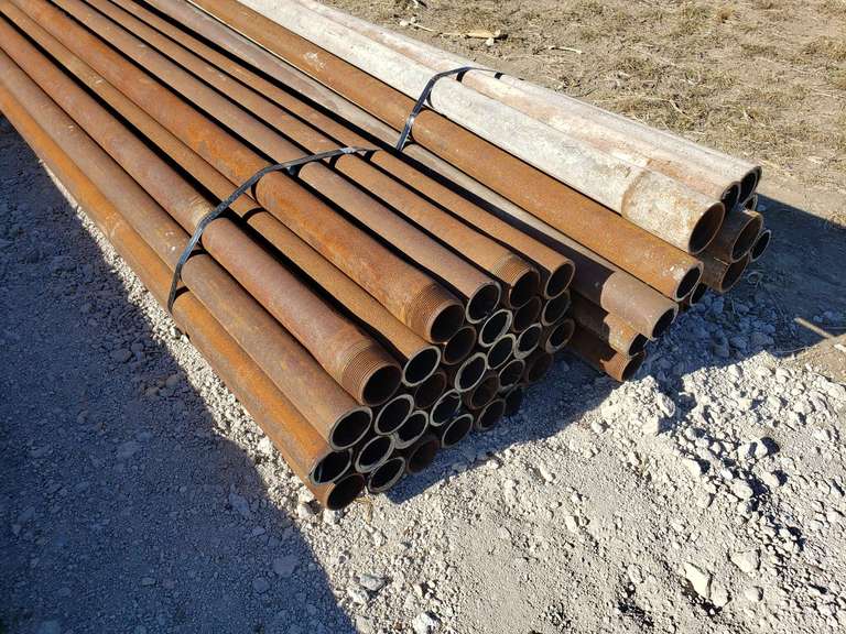 (60) 9 FT x 2 7/8"s Oilfield Pipe Fence Posts Adam Marshall Land