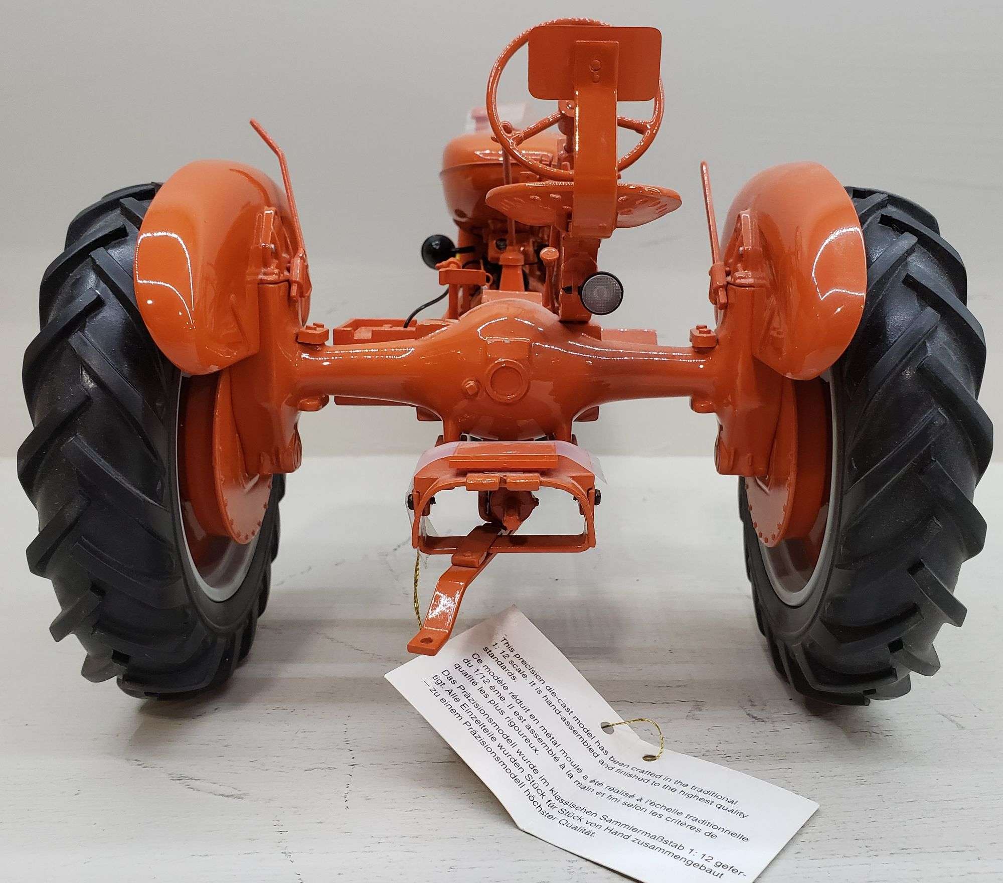 Franklin Mint Allis-Chalmers 1/12 WC Tractor Model includes owners