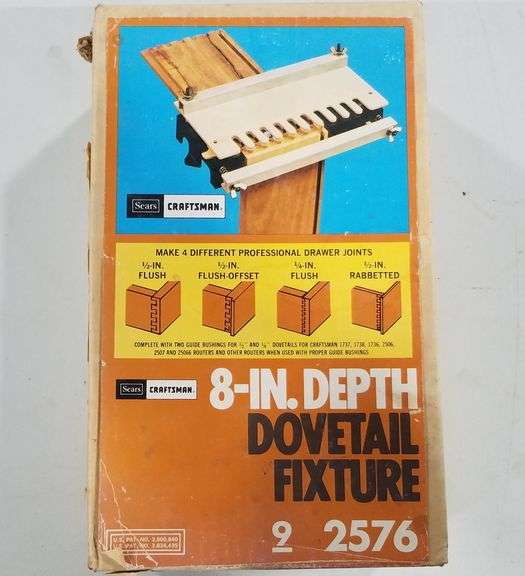 Milescraft Depth Gauge, Craftsman Dovetail Fixture & Laminate Router